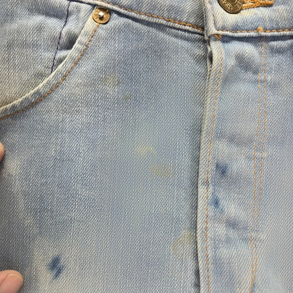 VTG Levis Engineered RED‎ Jeans Mens 30x32 Blue Tie Dye Twisted Y2K Button Fly